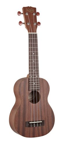 UKS-250 Korala Performer Series soprano ukulele, solid sapele top, with guitar machine heads