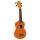 UKS-30-OR Korala  soprano ukulele, wood, with guitar machine heads and bag, orange