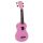 UKS-30-PK Korala  soprano ukulele, wood, with guitar machine heads and bag, pink