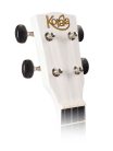 UKS-30-WH Korala  soprano ukulele, wood, with guitar machine heads and bag, white