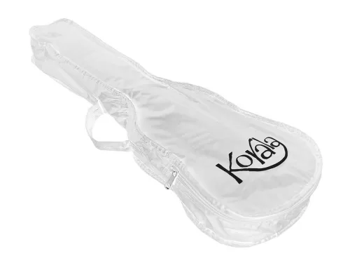 UKS-30-WH Korala  soprano ukulele, wood, with guitar machine heads and bag, white