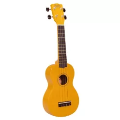  UKS-30-YE Korala  soprano ukulele, wood, with guitar machine heads and bag, yellow