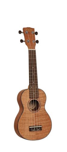 UKS-310 Korala Performer Series soprano ukulele, all flamed okoume, guitar machine heads