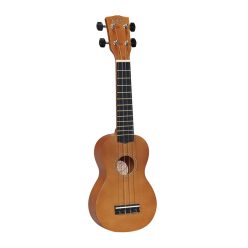   UKS-32 Korala  soprano ukulele, with guitar machine heads, brown brown