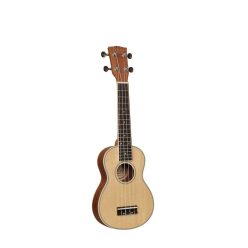   UKS-450 Korala Performer Series soprano ukulele, solid spruce top, guitar machine heads