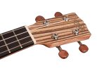 UKS-510 Korala Performer Series soprano ukulele, all zebrano, open guitar machine heads