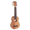 UKS-510 Korala Performer Series soprano ukulele, all zebrano, open guitar machine heads