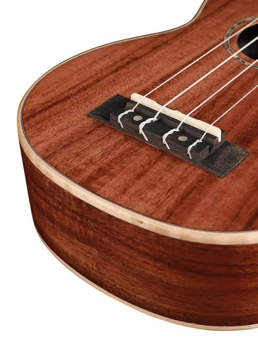 UKS-610 Korala Performer Series soprano ukulele, all acacia, open guitar machine heads