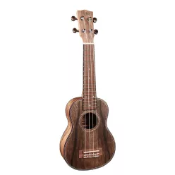   UKS-910 Korala Performer Series soprano ukulele, all dao wood, open guitar machine heads