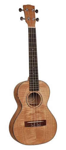 UKT-310 Korala Performer Series tenor ukulele, all flamed okoume with guitar machine heads