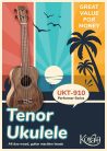 UKT-910 Korala Performer Series tenor ukulele, all dao wood, open guitar machine heads