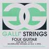 V-27 Galli Folk Guitar string set acoustic, silverplated wound on silk steel 011-014-023-028-038-046