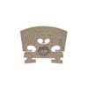 V-8L-NT Aubert Lutherie Deluxe à Mirecourt violin bridge 4/4, untreated wood