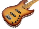 V10+ S5/TS Sire Basses V10 Series Marcus Miller swamp ash with flamed maple top, 5-string bass guitar, tobacco sunburst, incl gigbag