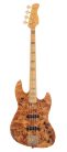 V10 4/NTS Sire Basses V10 Series Marcus Miller swamp ash + poplar burl 4-string active bass guitar, natural satin, incl. gigbag