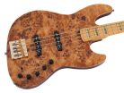 V10 4/NTS Sire Basses V10 Series Marcus Miller swamp ash + poplar burl 4-string active bass guitar, natural satin, incl. gigbag