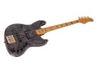 V10 4/TBKS Sire Basses V10 Series Marcus Miller swamp ash + poplar burl 4-string active bass guitar, transparent black satin, incl. gigbag