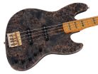 V10 4/TBKS Sire Basses V10 Series Marcus Miller swamp ash + poplar burl 4-string active bass guitar, transparent black satin, incl. gigbag