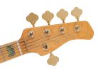 V10 5/NTS Sire Basses V10 Series Marcus Miller swamp ash + poplar burl 5-string active bass guitar, natural satin, incl. gigbag