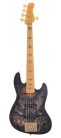 V10 5/TBKS Sire Basses V10 Series Marcus Miller swamp ash + poplar burl 5-string active bass guitar, transparent black satin, incl. gigbag