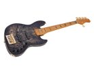 V10 5/TBKS Sire Basses V10 Series Marcus Miller swamp ash + poplar burl 5-string active bass guitar, transparent black satin, incl. gigbag