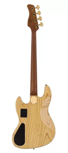 V10 DX4/NT Sire Basses V10 Series Marcus Miller swamp ash + flamed maple 4-string active bass guitar natural, with hardcase