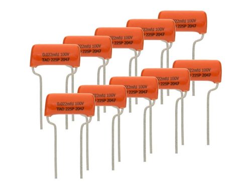 V221225P/10 TAD  Sprague Orange Drop 225P capacitor 0.022uF, 10-pack