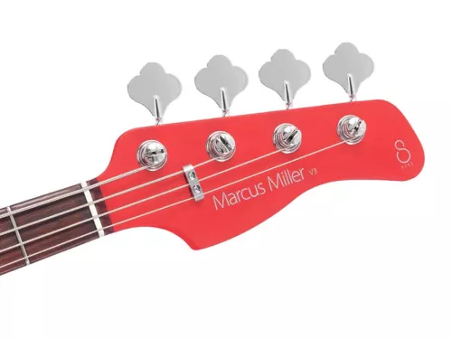 V3+ 4/RS Sire Basses V3 2nd Gen Series Marcus Miller 4-string active bass guitar satin red