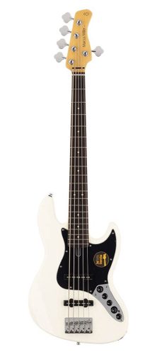 V3+ 5/AWH Sire Basses V3 2nd Gen Series Marcus Miller 5-string active bass guitar antique white