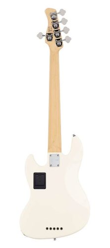 V3+ 5/AWH Sire Basses V3 2nd Gen Series Marcus Miller 5-string active bass guitar antique white