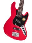 V3+ 5/RS Sire Basses V3 2nd Gen Series Marcus Miller 5-string active bass guitar satin red