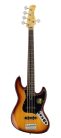 V3+ 5/TS Sire Basses V3 2nd Gen Series Marcus Miller 5-string active bass guitar tobacco sunburst