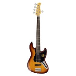   V3+ 5/TS Sire Basses V3 2nd Gen Series Marcus Miller 5-string active bass guitar tobacco sunburst