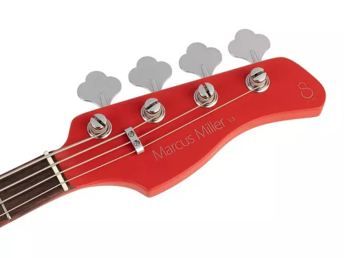 V3P 4/RS Sire Basses V3-Passive Series Marcus Miller 4-string passive bass guitar satin red