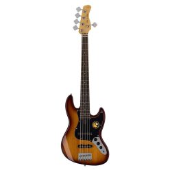   V3P 5/TS Sire Basses V3-Passive Series Marcus Miller 5-string passive bass guitar tobacco sunburst