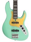 V5.24 A4/MLG Sire Basses V5 Series Marcus Miller alder 24 fret 4-string passive bass guitar mild green