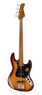 V5 A4F/TS Sire Basses V5 Series Marcus Miller fretless alder 4-string passive bass guitar tobacco sunburst