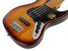 V5 A4F/TS Sire Basses V5 Series Marcus Miller fretless alder 4-string passive bass guitar tobacco sunburst