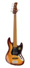 V5 A5F/TS Sire Basses V5 Series Marcus Miller fretless alder 5-string passive bass guitar tobacco sunburst