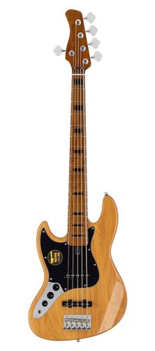 V5 A5L/NT Sire Basses V5 Series Marcus Miller lefty alder 5-string passive bass guitar natural