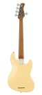 V5 A5L/VWH Sire Basses V5 Series Marcus Miller lefty alder 5-string passive bass guitar vintage white