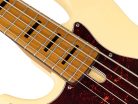 V5 A5L/VWH Sire Basses V5 Series Marcus Miller lefty alder 5-string passive bass guitar vintage white