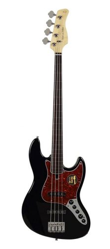 V7+ A4F/BK Sire Basses V7 2nd Gen Series Marcus Miller fretless alder 4-string active bass guitar black