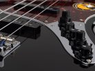 V7+ A4F/BK Sire Basses V7 2nd Gen Series Marcus Miller fretless alder 4-string active bass guitar black