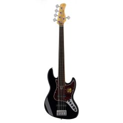   V7+ A5F/BK Sire Basses V7 2nd Gen Series Marcus Miller fretless alder 5-string active bass guitar black