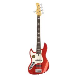   V7+ A5L/BMR Sire Basses V7 2nd Gen Series Marcus Miller lefty alder 5-string active bass guitar bright metallic red