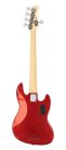 V7+ A5L/BMR Sire Basses V7 2nd Gen Series Marcus Miller lefty alder 5-string active bass guitar bright metallic red