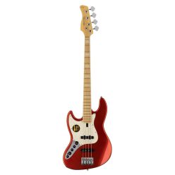   V7+ S4L/BMR Sire Basses V7 2nd Gen Series Marcus Miller lefty swamp ash 4-string active bass guitar bright metallic red