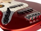 V7+ S4L/BMR Sire Basses V7 2nd Gen Series Marcus Miller lefty swamp ash 4-string active bass guitar bright metallic red