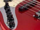 V7+ S5L/BMR Sire Basses V7 2nd Gen Series Marcus Miller lefty swamp ash 5-string active bass guitar bright metallic red